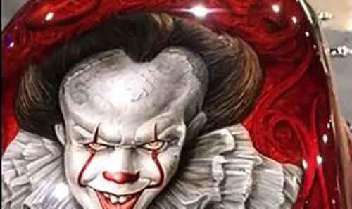 Insane Pennywise Homage to Horror Motorcycle - HorrorFix - Horror Movie
